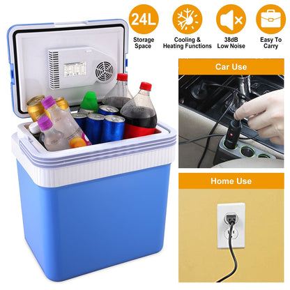 Skorter | 24L 12V Car Portable Refrigerator Travel Storage