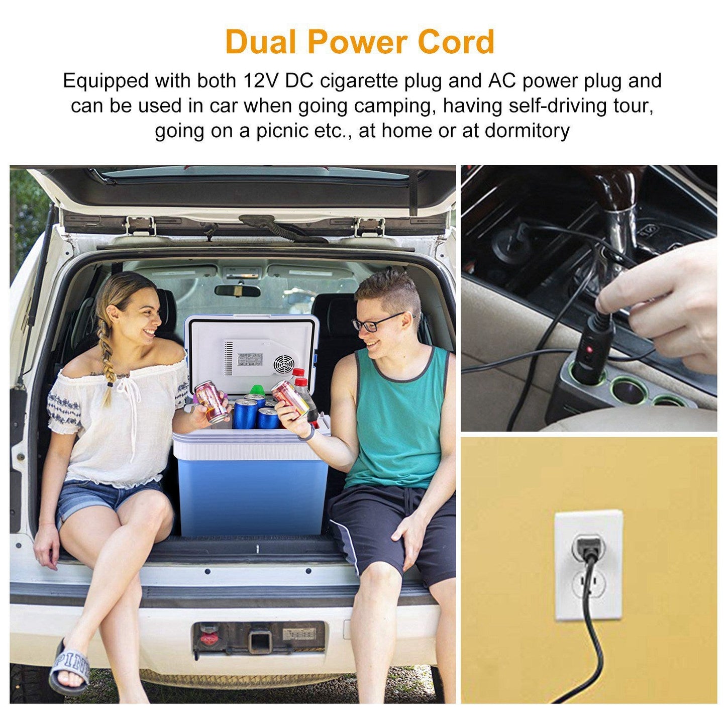 Skorter | 24L 12V Car Portable Refrigerator Travel Storage