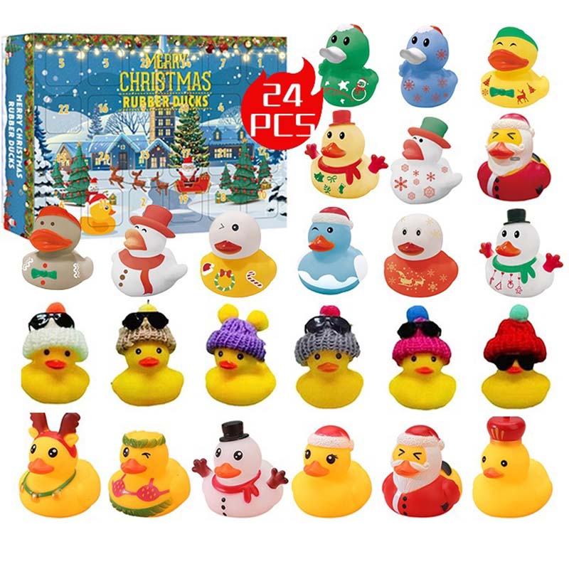 Skorter | 24 Piece Christmas Rubber Duck Advent Calendar