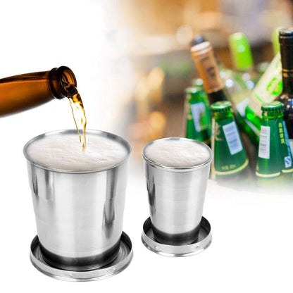 Skorter | Collapsible cup in stainless steel