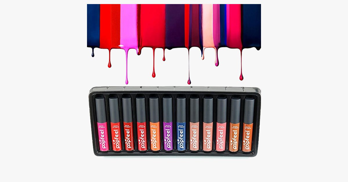 Skorter | Eternal Velvet Matte Lipstick Set with 12 Shades – Your Everyday Look
