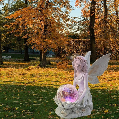 Skorter | Home garden solar energy decoration Fairy Statue