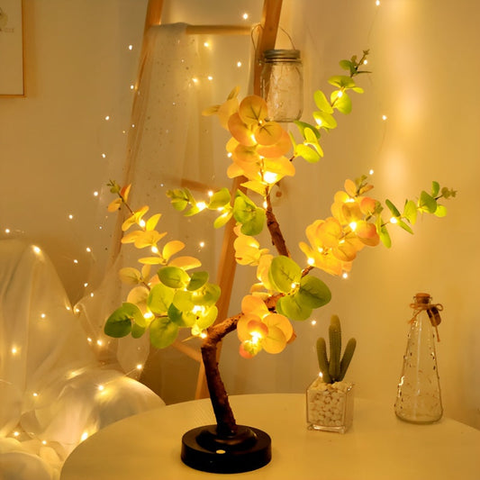 Skorter | EucalyptusGlow - LED Bonsai Tree Lamp with USB/Battery Power