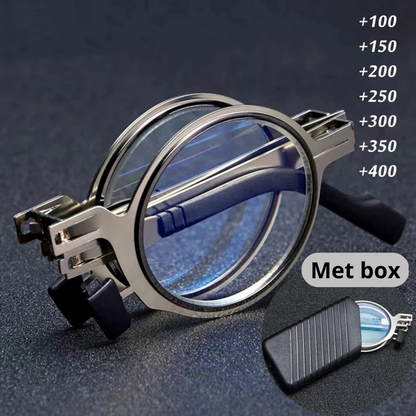 Skorter | CompactView Reading Glasses – Foldable Eyeglasses for Convenience and Protection