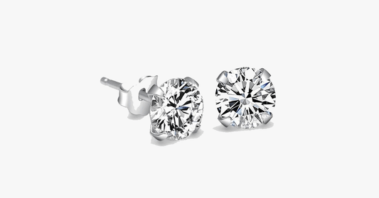 Skorter | Crystal Stud Earrings - 4mm