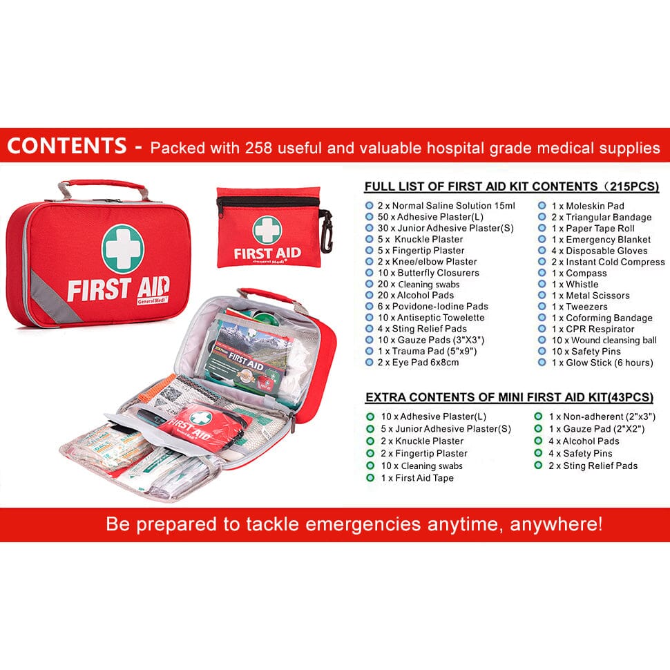 Skorter | 258-Pieces: First Aid Kit