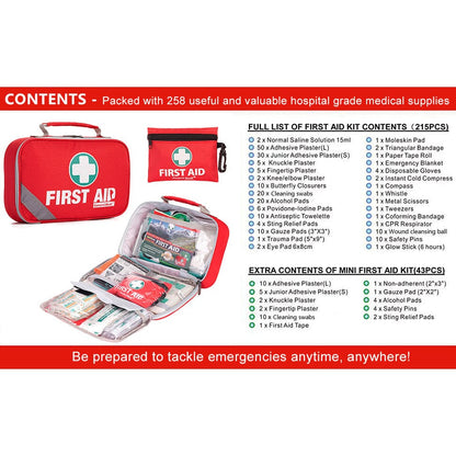 Skorter | 258-Pieces: First Aid Kit