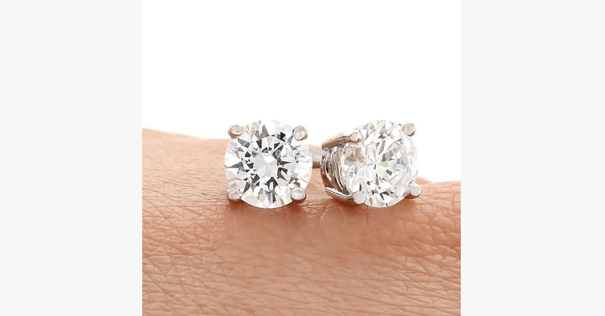 Skorter | Crystal Stud Earrings - 4mm