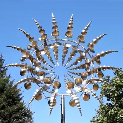 Skorter | a unique kinetic wind turbine made of metal