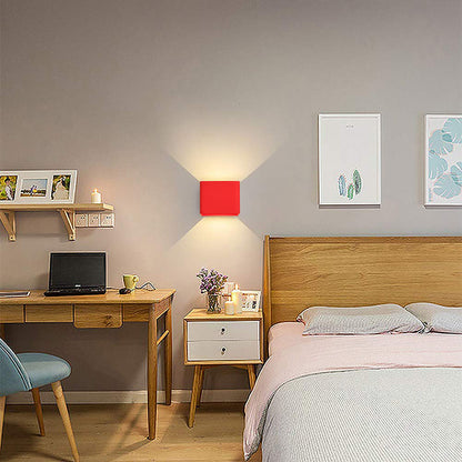 Skorter | Orr Modern LED Wall Lamp - Black/White/Yellow/Green/Red Living Room/Bedroom Metal