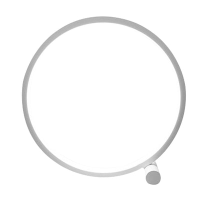 Skorter | 25CM LED Table Lamp Bedroom Circular Desk Lamps For Living Room Black/White Dimmable Nightstand Lamp Round Night Light Decoration