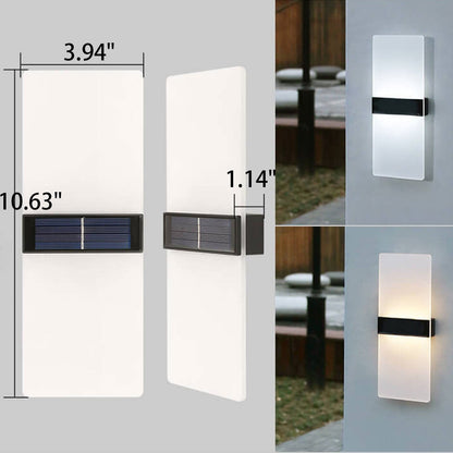 Skorter | LumaZen Solar LED Wall Lamp | Weatherproof | Solar Powered Outdoor Lighting | Garden & Patio Decor