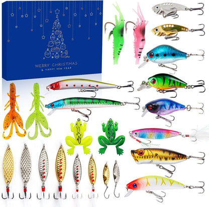 Skorter | 24 Days Christmas Countdown Fish Tackle Set
