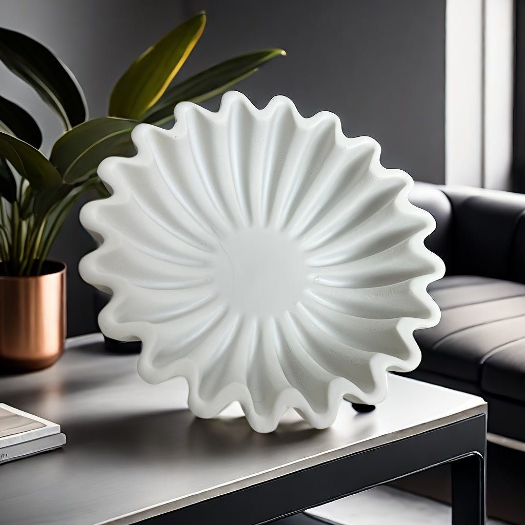 Skorter | EleganceBowl - Harp Comes with Ridges & Wavy Edges for Living Room Decor
