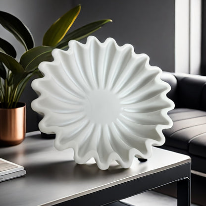 Skorter | EleganceBowl - Harp Comes with Ridges & Wavy Edges for Living Room Decor