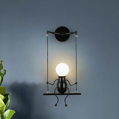 Skorter | SwingDesign - Modern wall lamp with swinging figure
