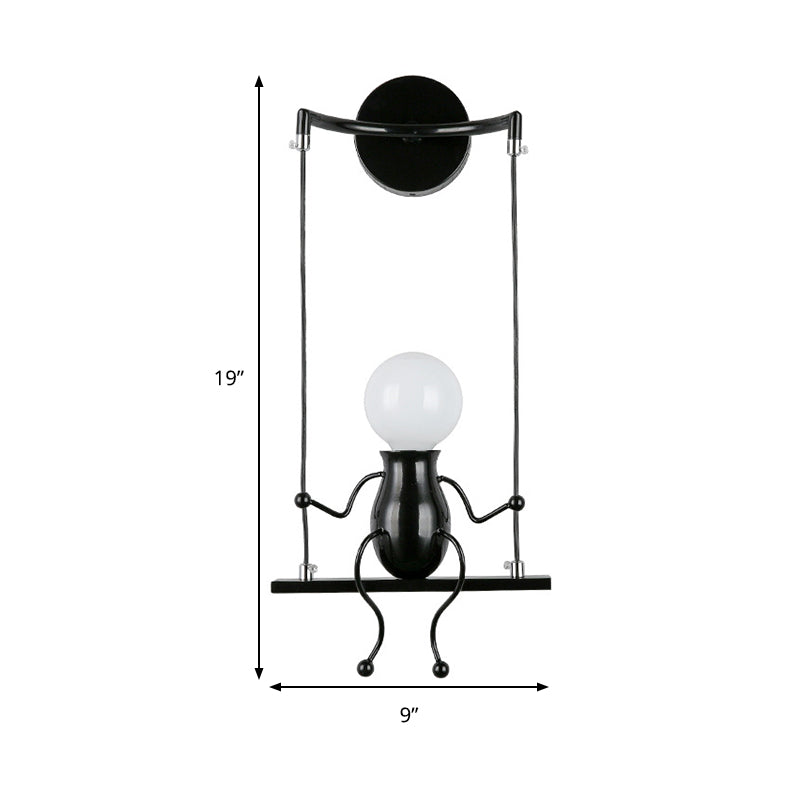 Skorter | SwingDesign - Modern wall lamp with swinging figure