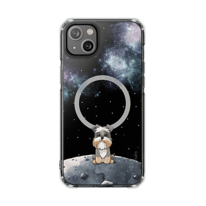 Skorter | Fluff's - Schnazzy in Space Magnetic Clear Case for iPhone Series