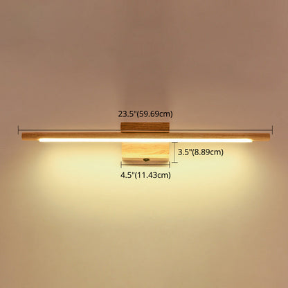 Skorter | Trä LED Väggmonterad Belysning Simplicity Residence Vägglampa Lampor för Badrum