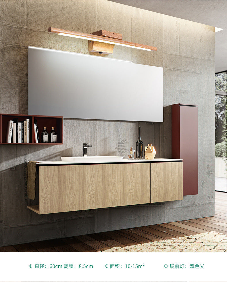 Skorter | Trä LED Väggmonterad Belysning Simplicity Residence Vägglampa Lampor för Badrum