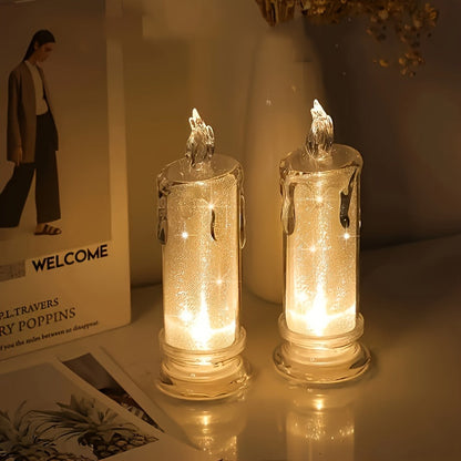Skorter | 2/3 Pieces LED Flameless Light – Perfect For Family Gatherings, Dinner, Wedding and Birthday