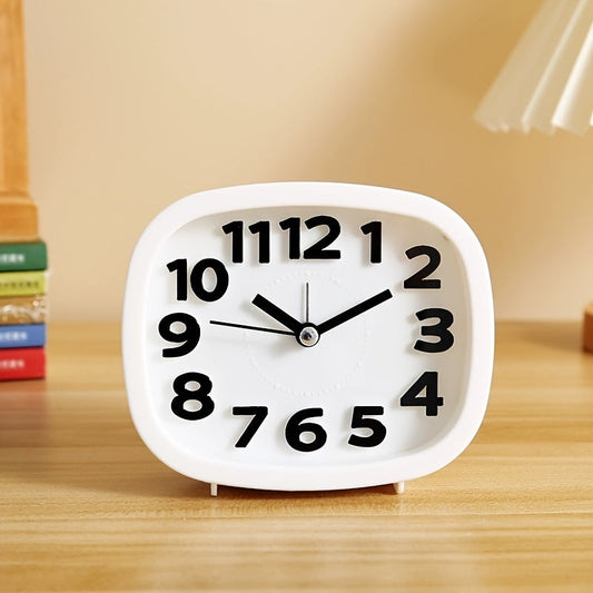 Skorter | TimeSquare - Compact Square Alarm Clock with 3D Design