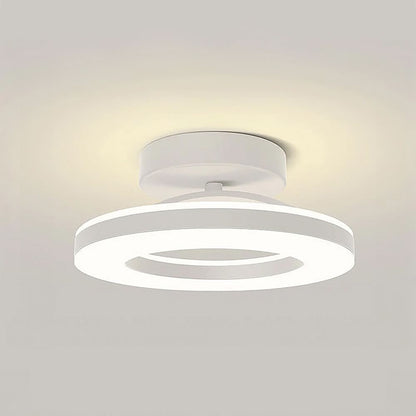 Skorter | ZAYNO Black LED Ceiling Light – Modern Flush Mount