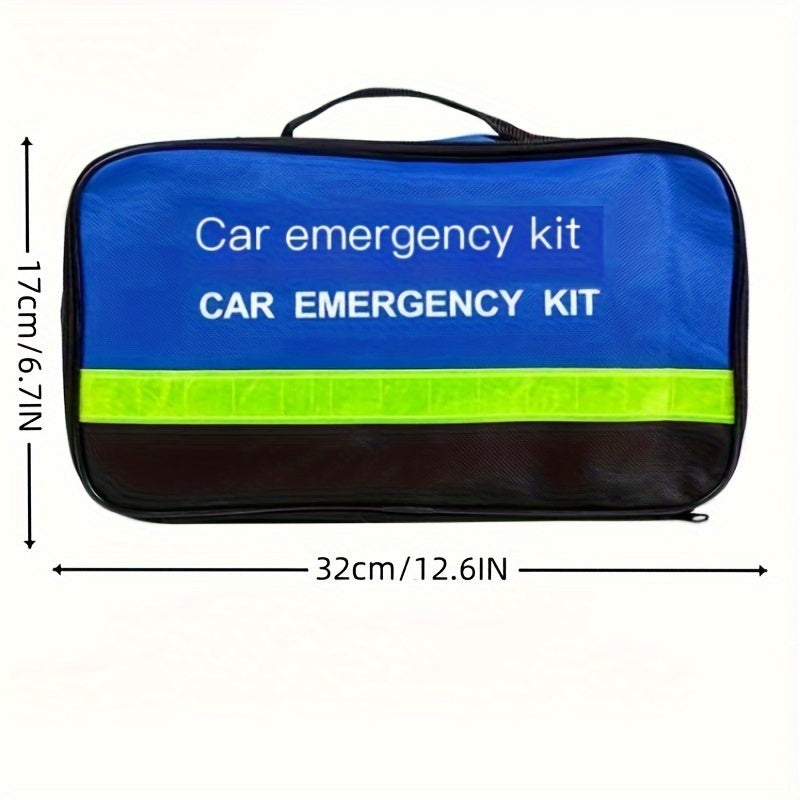 Skorter | Car Emergency Kit – Complete Safety Set with Warning Triangle, Jump Cables, and Safety Vest