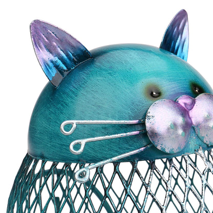 skorter | Artistic Blue Kitty Piggy Bank