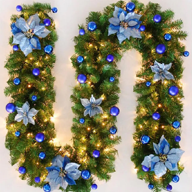 Skorter | 2.7 Meter Christmas Rattan Garland Decorative