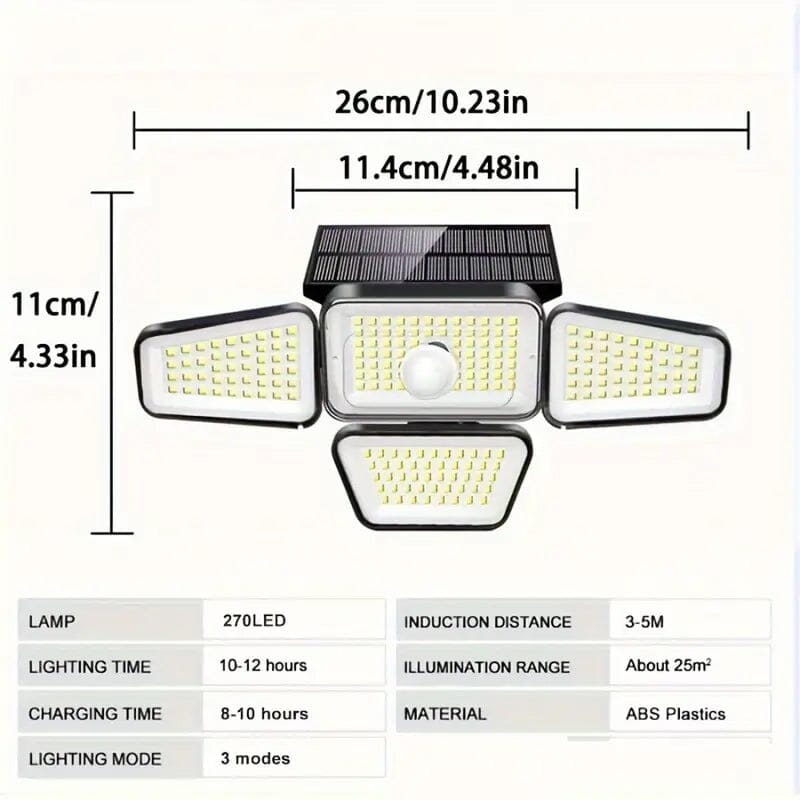 Skorter | 270 LED Solar Garden Outdoor Light