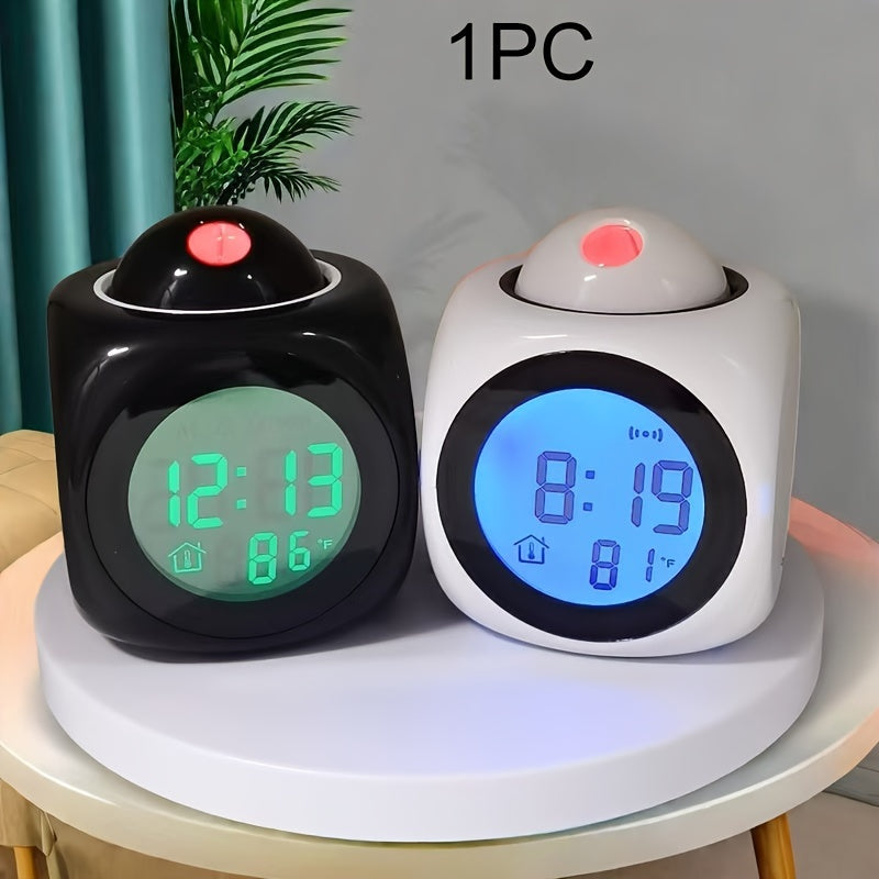 Skorter | ProClock - Projector Alarm Clock with Music Alarm and Dual Alarm