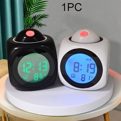 Skorter | ProClock - Projector Alarm Clock with Music Alarm and Dual Alarm