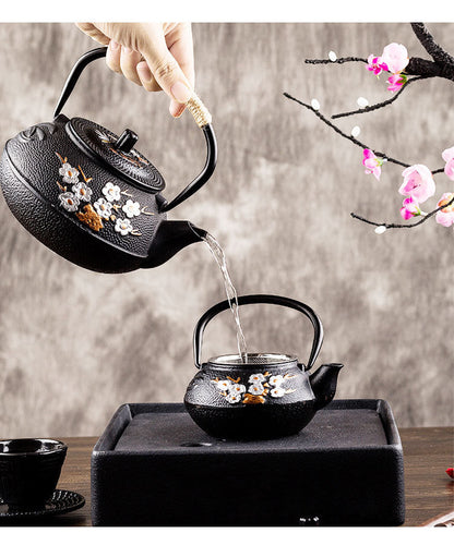 Skorter in Japanese iron pot