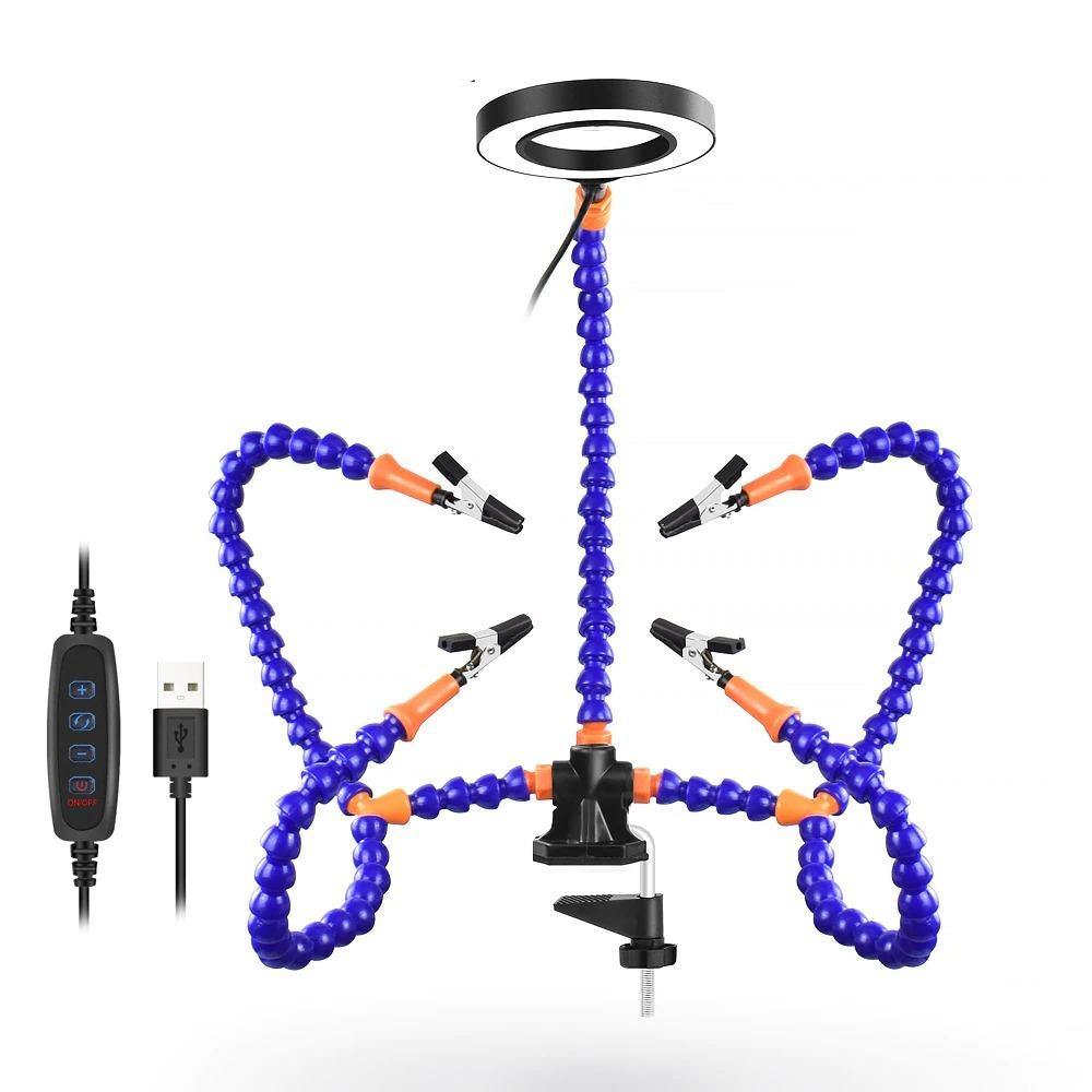Skorter | Clamp Magnifying Light with Holders for Cell/Cam