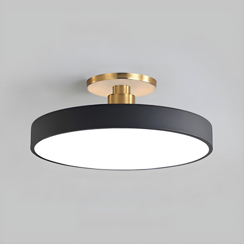 Skorter | Modern LED Semi Flush Mount Ceiling Light | Energy-Saving. Durable Design for Hallway. Dining Room & Living Room