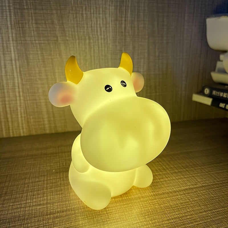 Skorter | CowGlow - Sweet Cow Night Light with Battery Operation for Children's Room Decoration