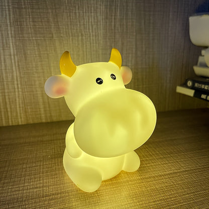 Skorter | CowGlow - Sweet Cow Night Light with Battery Operation for Children's Room Decoration