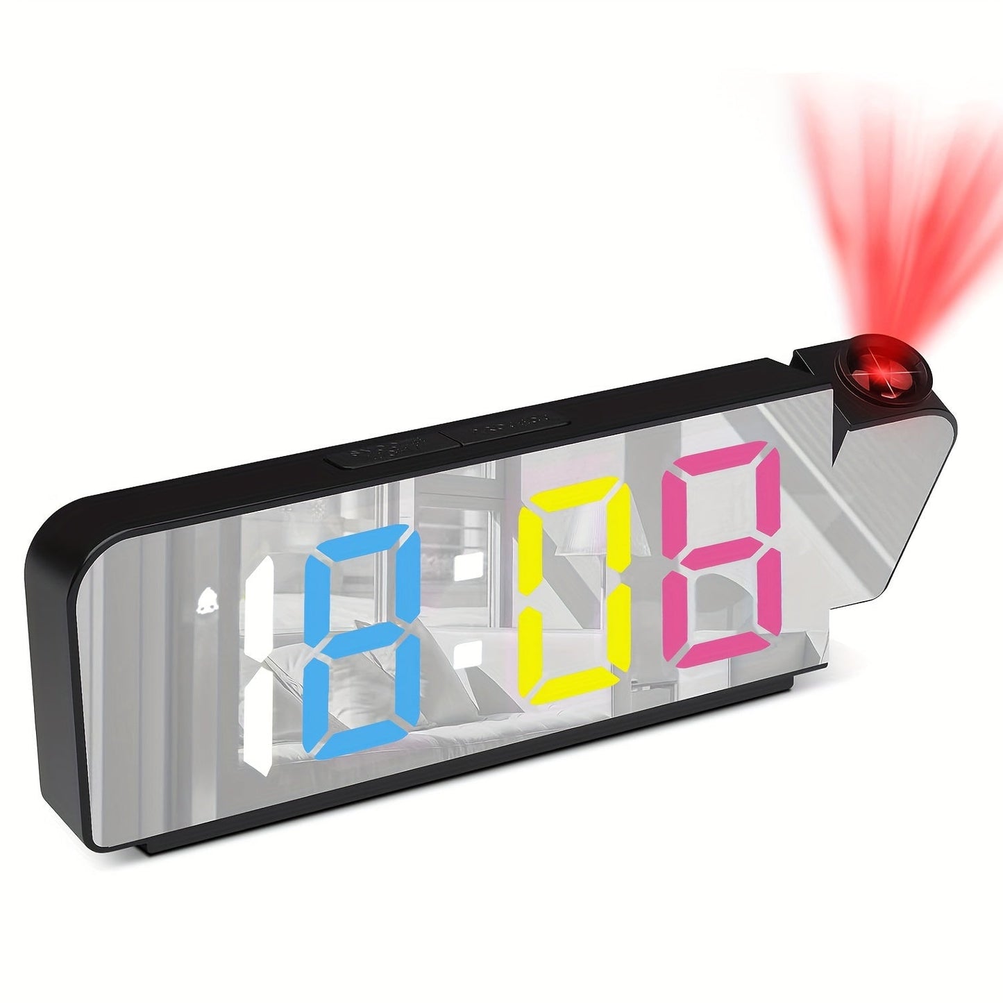 Skorter | ProjectTime - Digital Project Clock with LED and Mirror Screen