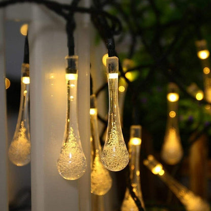 Skørter | 30 LED 21Ft Crystal Solar Lights Outdoor, Waterproof, 2 Modes, Solar Powered for Garden
