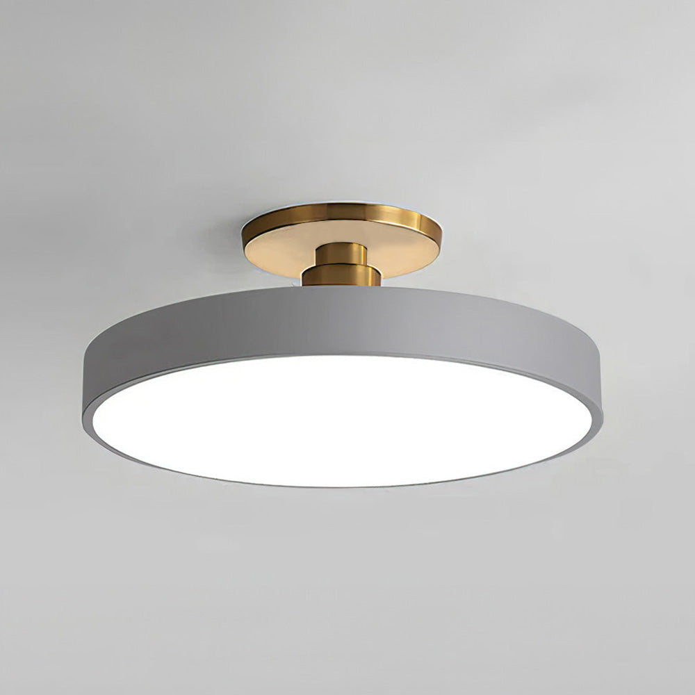 Skorter | Modern LED Semi Flush Mount Ceiling Light | Energy-Saving. Durable Design for Hallway. Dining Room & Living Room