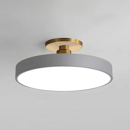 Skorter | Modern LED Semi Flush Mount Ceiling Light | Energy-Saving. Durable Design for Hallway. Dining Room & Living Room