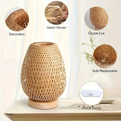 Skorter | BamboLys - Handcrafted LED Table Lamp with USB Connection