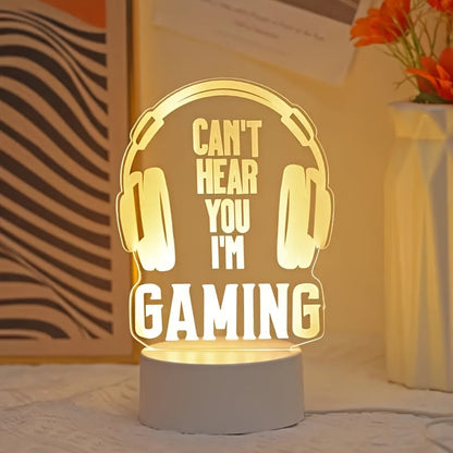 Skorter | GameLamp - Mini LED Table Lamp with USB Charging for Game Room