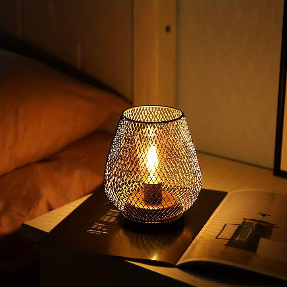 Skorter | RusticMesh Table Lamp Set – Industrial Style and Atmospheric Lighting