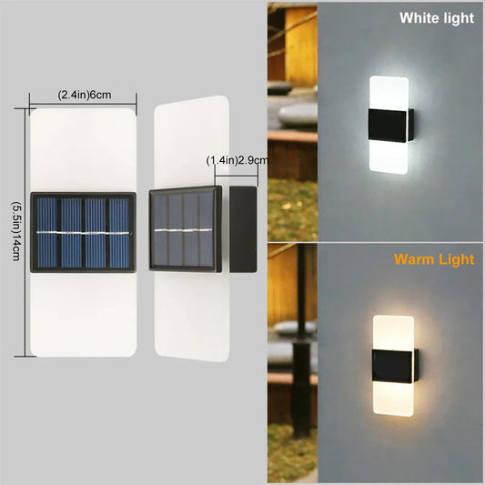 Skorter | LuminaraSolar - LED Outdoor Wall Lamp Powered by Solar Energy