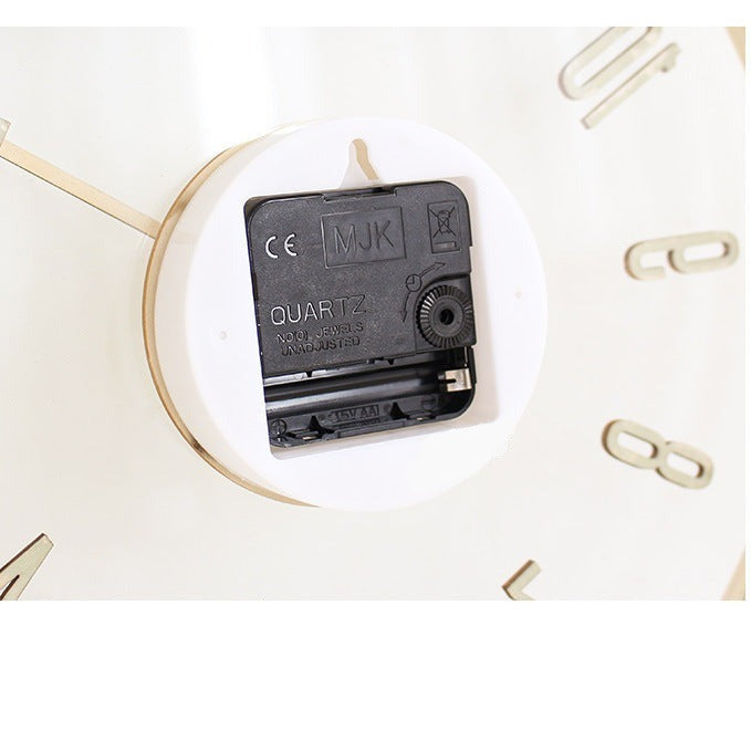 Skorter | Modern designer tyst väggklocka 