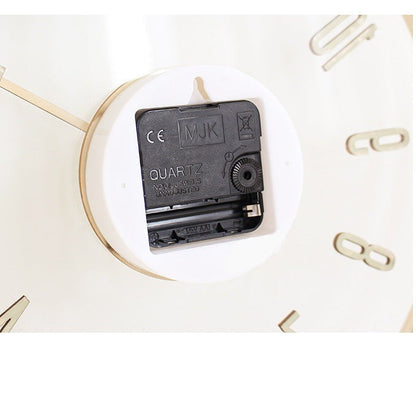 Skorter | Modern designer tyst väggklocka 