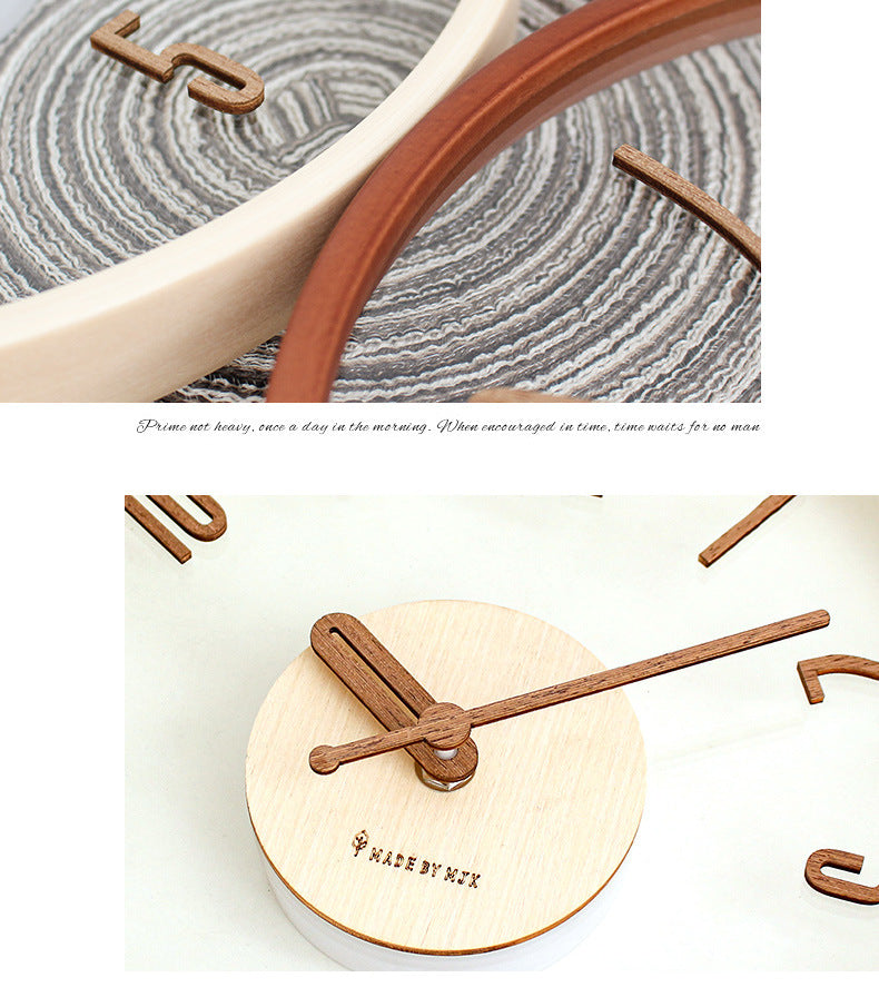 Skorter | Modern designer tyst väggklocka 