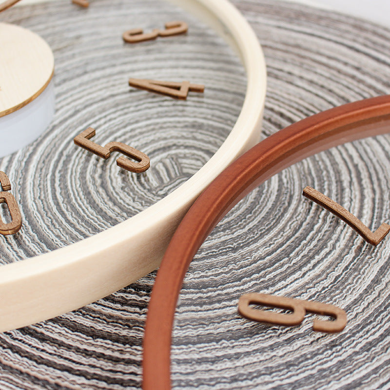 Skorter | Modern designer tyst väggklocka 